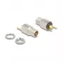 DeLOCK prípojka DC 5,5 x 2,5 mm konektor samica zabudovateľná zásuvka spájkovacia verzia 20 V 15 A