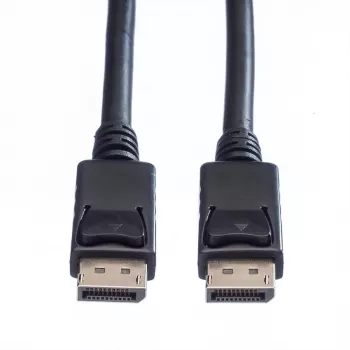 Value DisplayPort prepojovací kábel DisplayPort konektor samec, DisplayPort konektor samec 1,50 m čierny 11.99.5767 tienený