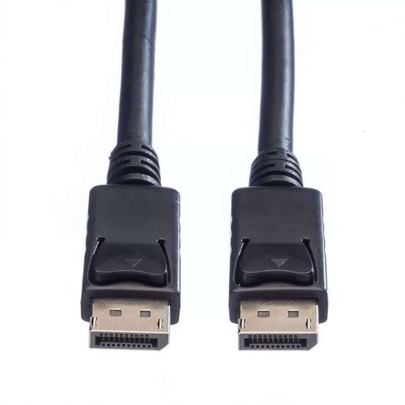 Value DisplayPort prepojovací kábel DisplayPort konektor samec, DisplayPort konektor samec 1,50 m čierny 11.99.5767 tienený