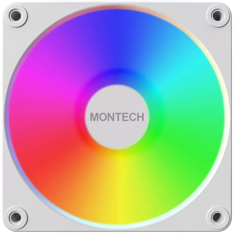 Skriňový ventilátor 120MM GF120R V2/ARGB PWM 3I1 (W) MONTECH