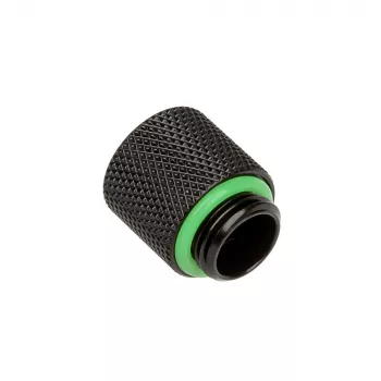 Diel počítačového chladenia BitsPower BP-MBWP-C60 – mosadz, čierna/zelená, hĺbka 15 mm