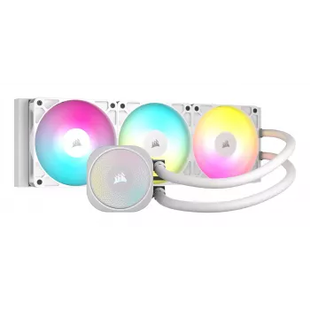 All-in-One kvapalinový chladič Corsair NAUTILUS 360 RS ARGB 1700 RPM biela