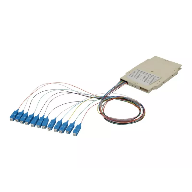 Zvárací kazetový modul Digitus A-96522-02-UPC-4 s 12 pigtailmi SC OM4