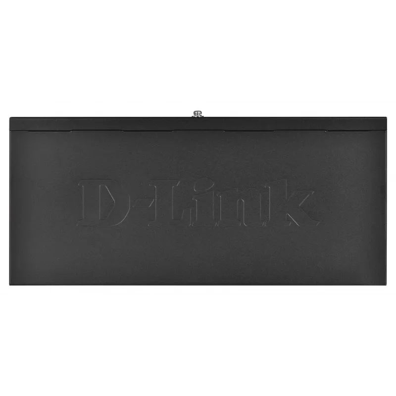 D-Link DGS-1210-08P/E Managed L2 Gigabit Ethernet (10/100/1000) Power over Ethernet (PoE) čierny