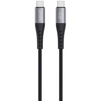 USB kábel 4smarts 541454 1,5 m USB-C čierny