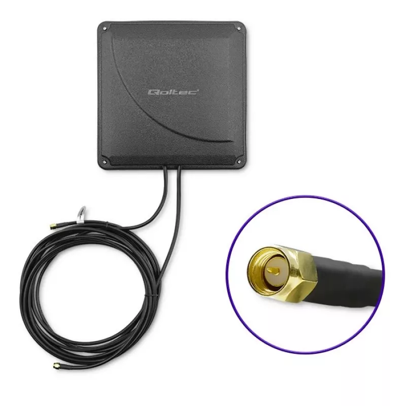 Externá 4G LTE Dual-MIMO anténa QOLTEC 57041 35 dBi 50 W