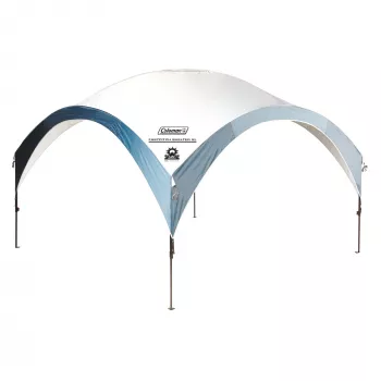 FastPitch Event Shelter XL, altánok strieborný/tmavomodrý, 4,5 x 4,5 metra