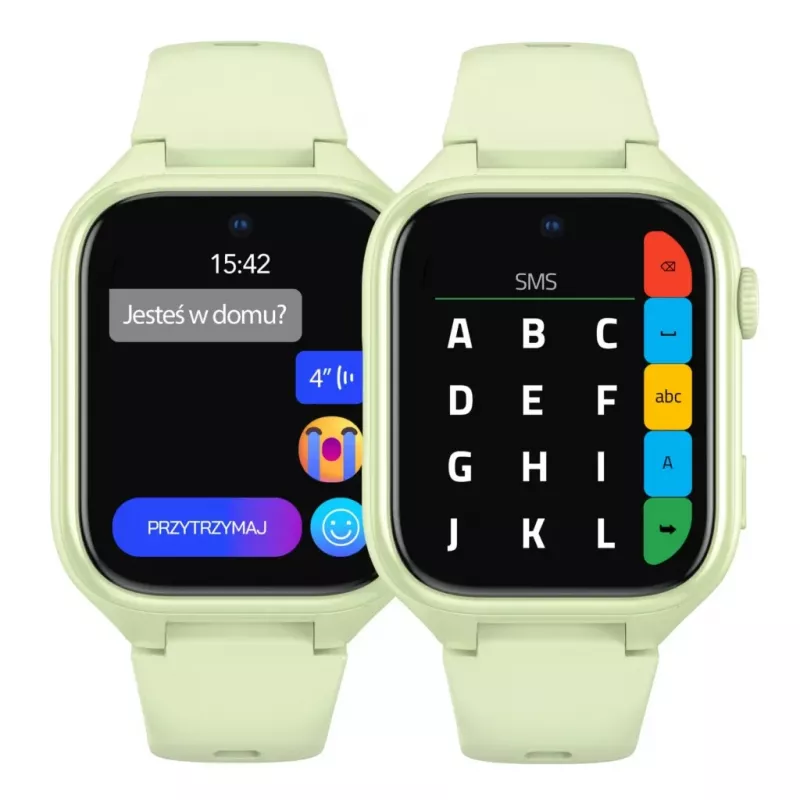 Smartwatch Stelio Junior Pro AI 4G ST-SWJ102-PCH — pistáciová