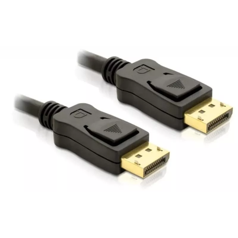 DisplayPort kábel DeLOCK 82423 1 m konektor samec na konektor samec čierny