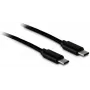 USB kábel Inter-Tech 88885462 1m USB C čierny
