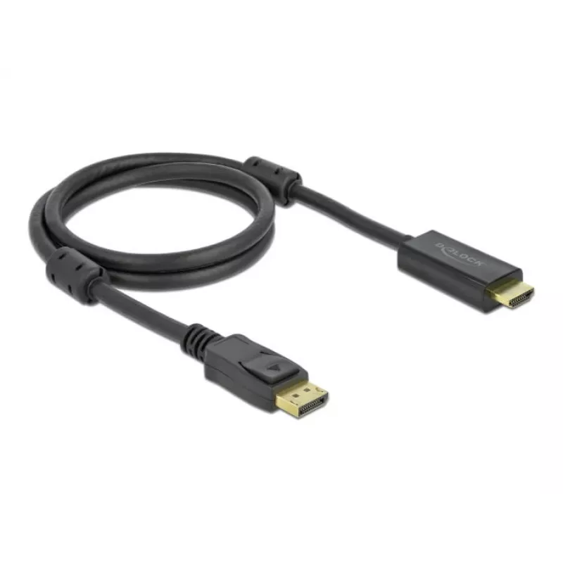 Kábel DeLOCK Active DisplayPort 1.2 na HDMI 4K 60 Hz 1 m