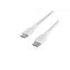 Belkin BOOST CHARGE - USB kábel - 24-pin USB-C (M) na 24-pin USB-C (M) - USB 2.0 - 2 m - biely