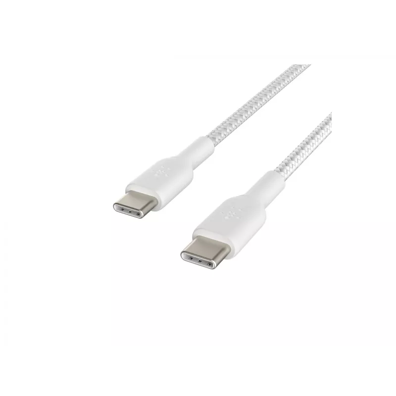 Belkin BOOST CHARGE - USB kábel - 24-pin USB-C (M) na 24-pin USB-C (M) - USB 2.0 - 2 m - biely