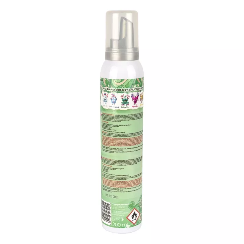 Hračka do kúpeľa Tuban TUBI FOAM zelená 200 ml pre chlapcov a dievčatá