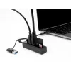 3 port USB 3.2 Gen 1 hub + SD a Micro SD čítačka kariet s USB Type-C alebo USB Type-A pripojením, USB hub