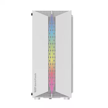PC skriňa darkFlash DK151 Midi Tower biela