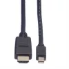 Mini DisplayPort kábel VALUE Mini DP-HDTV M/M 2 m