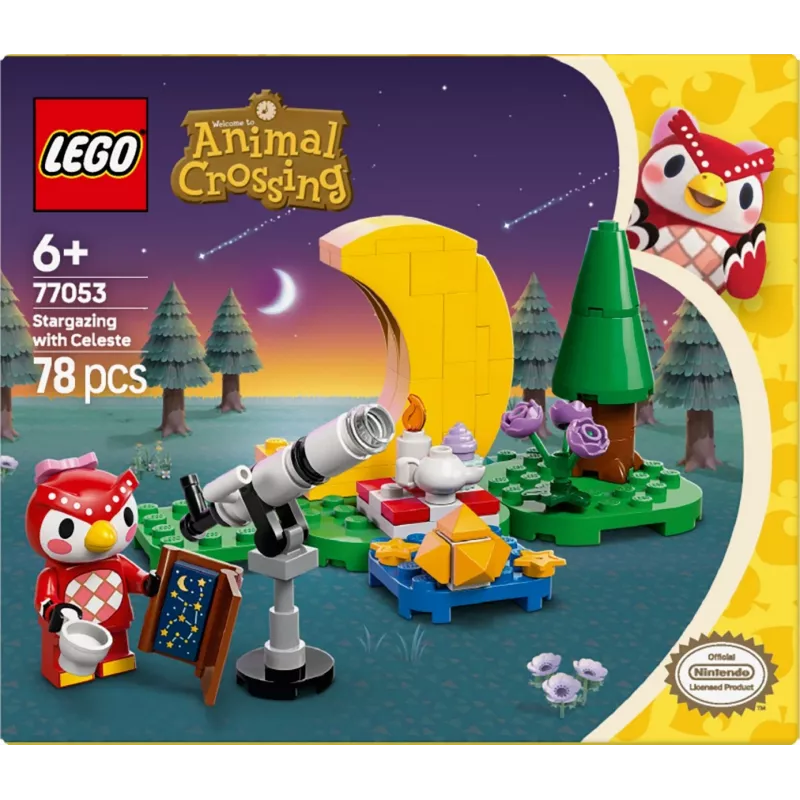 LEGO Animal Crossing Pozorovanie hviezd s Eufemiou set 77053
