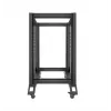 Lanberg Open Rack 19 18u 600x800 čierny Lanberg