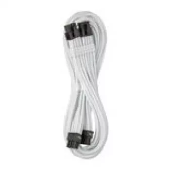 CableMod C-Series Pro ModMesh Bridged-Connection kábel – 8+8-Pin PCIe, biela, 60 cm