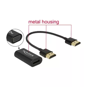 Kábel HDMI/VGA DeLOCK 65667 0,15 m