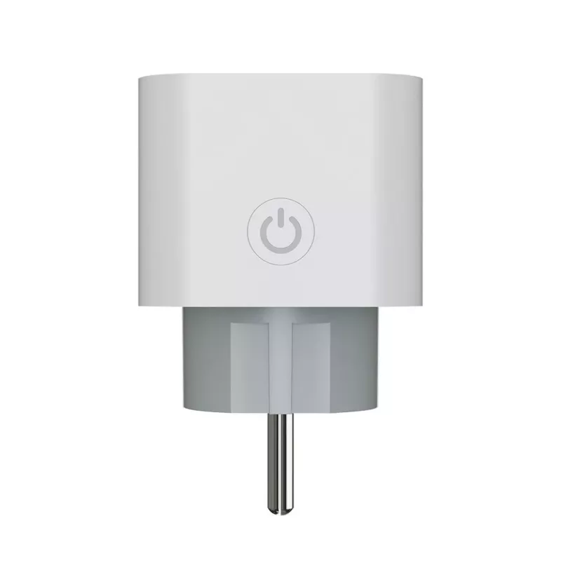 Smart zásuvka SAVIO AS-01 16A Wi‑Fi 2,4 GHz, konektor samec typ E/F, 220–240 V, 3680 W, biela