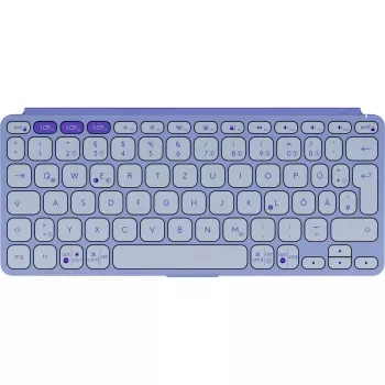 Logitech Keys-To-Go 2, fialová, Bluetooth, German, 920-012966