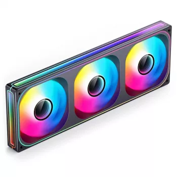 Chladiaci radiátorový ventilátor Jonsbo ZB-360 Reverse Blade PWM ARGB 360mm čierny