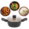 Hrniec Russell Hobbs RH01669BEU7 20 cm, čierny, vnútro z nehrdzavejúcej ocele
