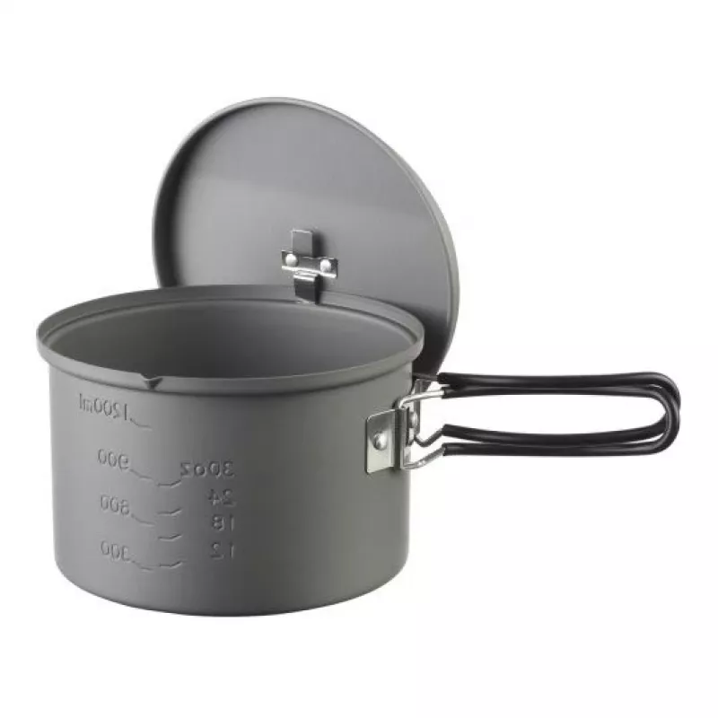 ESBIT PT1600HA kempingový hrniec 1,6 L hliník, čierna