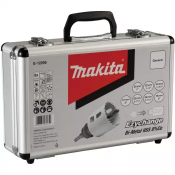 Makita EZYCHANGE univerzálna sada vŕtacích korunok BIM E-12295, Ø 25–76 mm, 9 ks