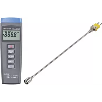 VOLTCRAFT K101 + TP 205 teplomer -200 až +1370 °C snímač Typ K