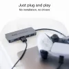 USB hub Green Cell HUB-GC-C4A — 4-portový USB-C 3.0 hub