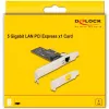 DeLOCK PCI Express x1 karta 81260 1 x RJ45 5 Gigabit LAN RTL8126