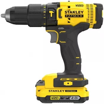 Akumulátorový vŕtací skrutkovač STANLEY SFMCD711D2K 18V Li-Ion 2x2Ah, 2-stupňový, 80 Nm, LED, kufrík