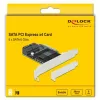 SATA PCI Express x4 karta DeLOCK 5 portov low profile formát