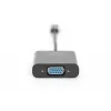 DIGITUS DA-70853 USB-C na VGA adaptér, Full HD 1080p, čierny