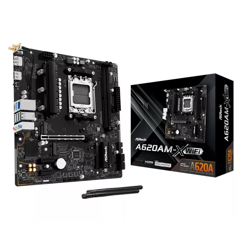 ASRock A620AM-X WiFi AMD A620 AM5 Micro-ATX základná doska