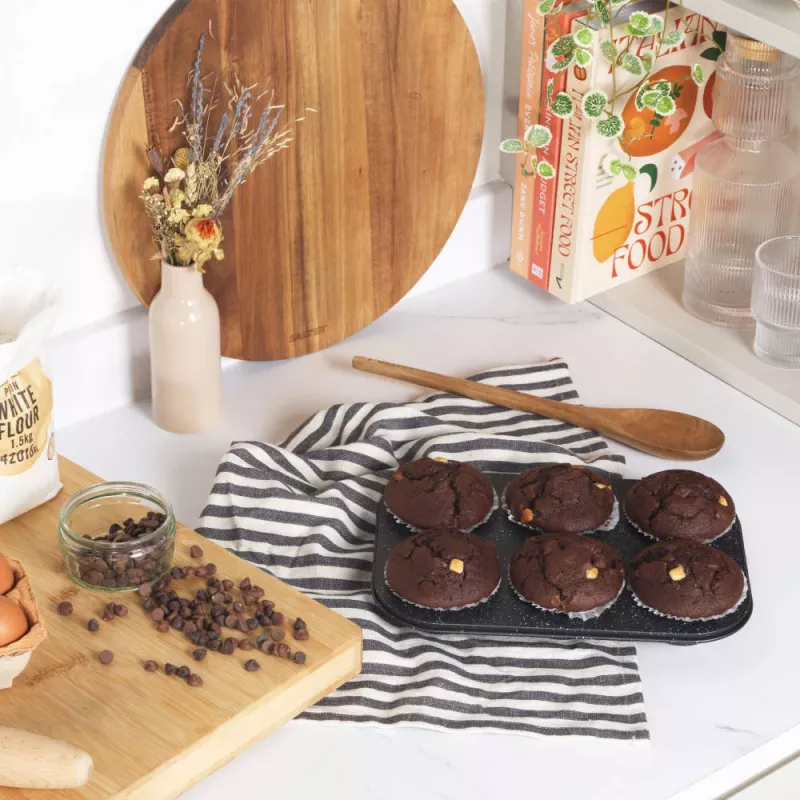 Forma na muffiny Salter BW07035BRMFOB 6-ks nepriľnavé pečivo