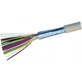 Telefónny kábel S/CONN 76880-50 50m sivý