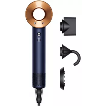 Fén na vlasy Dyson Supersonic 1600 W modrá meď prúd vzduchu 13,3 l/s