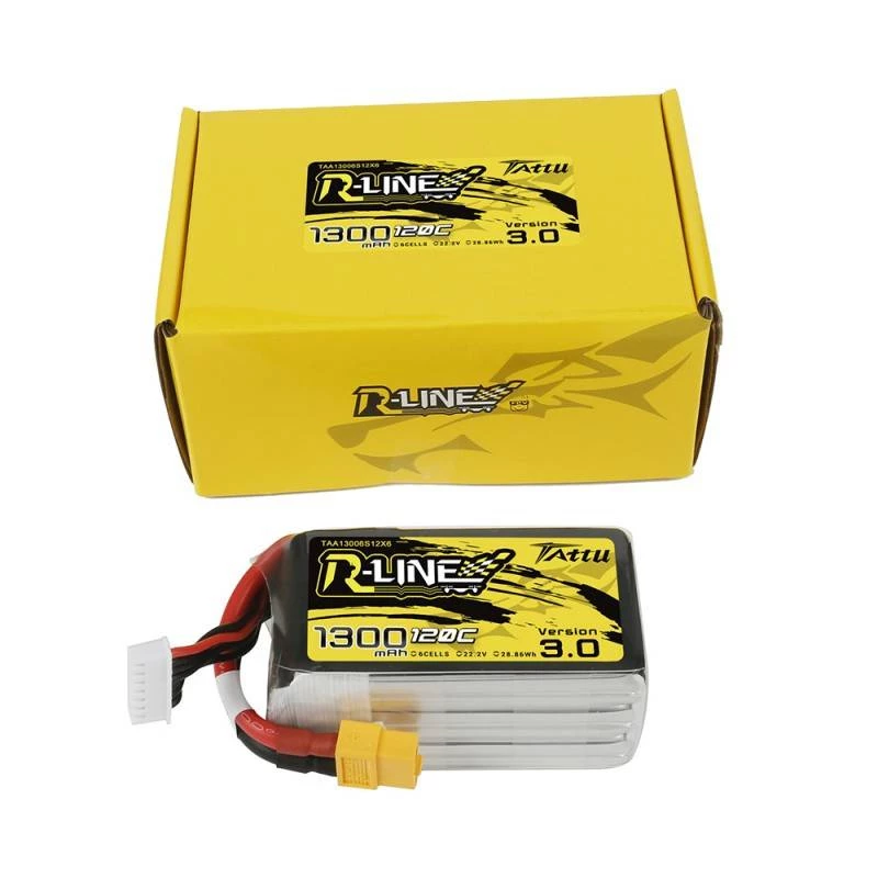 Tattu R-Line Version 3.0 1300mAh 22.2V 120C 6S1P XT60 batéria