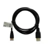 HDMI kábel SAVIO CL-39 1 m — Type-A (konektor samec) na Type-D Micro (konektor samec), HDMI 1.4, 4096x2160, ARC, Ethernet, pozlátené kontakty, čierny
