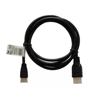HDMI kábel SAVIO CL-39 1 m — Type-A (konektor samec) na Type-D Micro (konektor samec), HDMI 1.4, 4096x2160, ARC, Ethernet, pozlátené kontakty, čierna