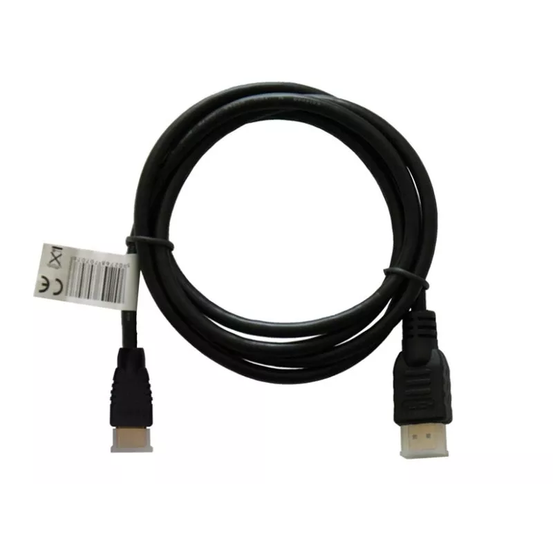 HDMI kábel SAVIO CL-39 1 m — Type-A (konektor samec) na Type-D Micro (konektor samec), HDMI 1.4, 4096x2160, ARC, Ethernet, pozlátené kontakty, čierny