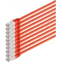 Sieťový kábel ShiverPeaks 75711-H0.25R-SET10 CAT6 S/FTP PIMF, balenie 10 ks
