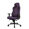 Herná stolička Arozzi Vernazza SoftFabric fialová — ergonomický dizajn, nastaviteľné podrúčky a výška