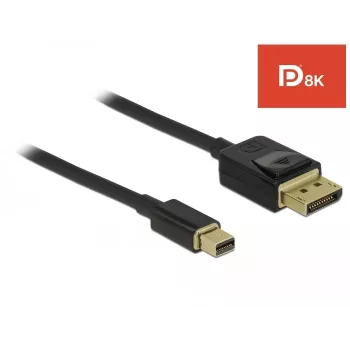 DisplayPort kábel DeLOCK 84927 Mini DisplayPort 1 m čierny