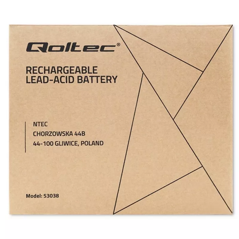 Qoltec 53038 AGM batéria | 12V | 100Ah | max 1200A
