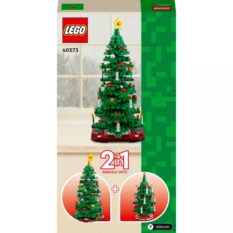 LEGO Vianočný stromček set 40573 – sezónny výstavný model, dekoratívna mini stavba